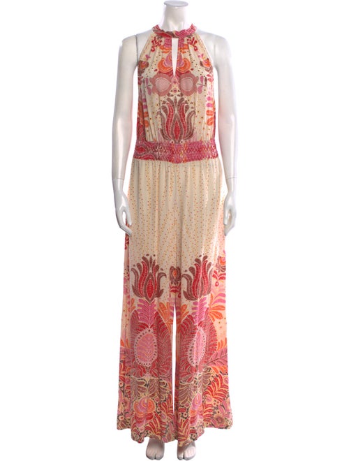 Calypso St. Barth Silk Printed Jumpsuit