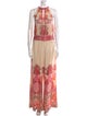 Calypso St. Barth Silk Printed Jumpsuit