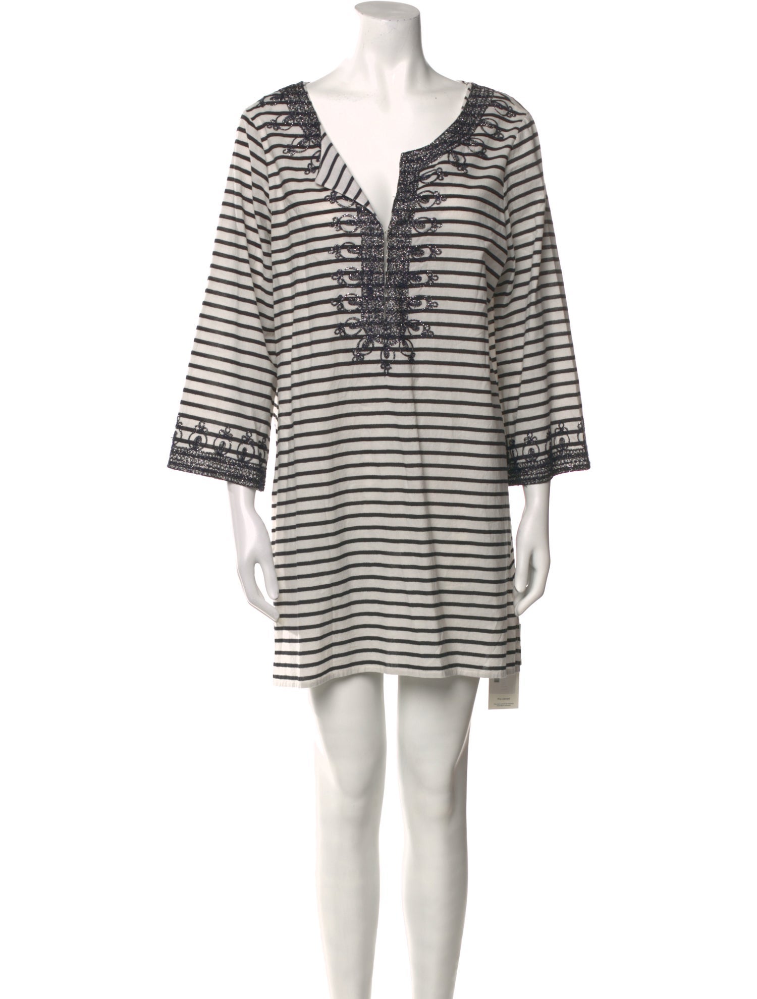 Calypso St. Barth Striped Mini Dress