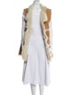 Calypso St. Barth Shearling Printed Fur Coat
