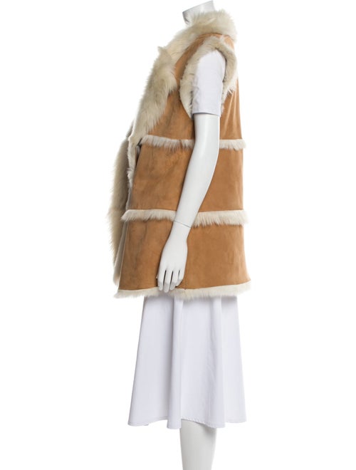 Calypso St. Barth Shearling Printed Fur Coat