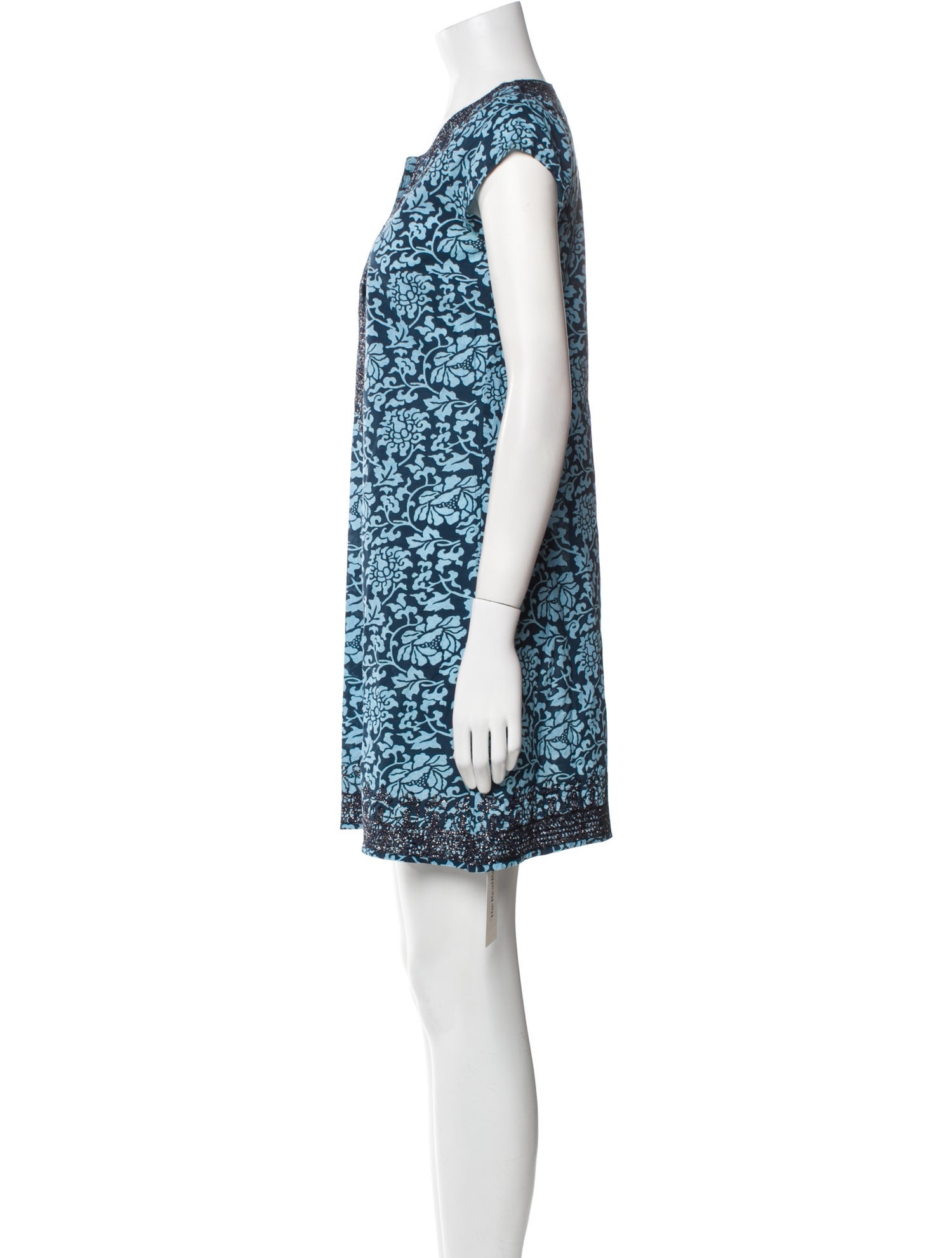 Calypso St. Barth Floral Print Mini Dress