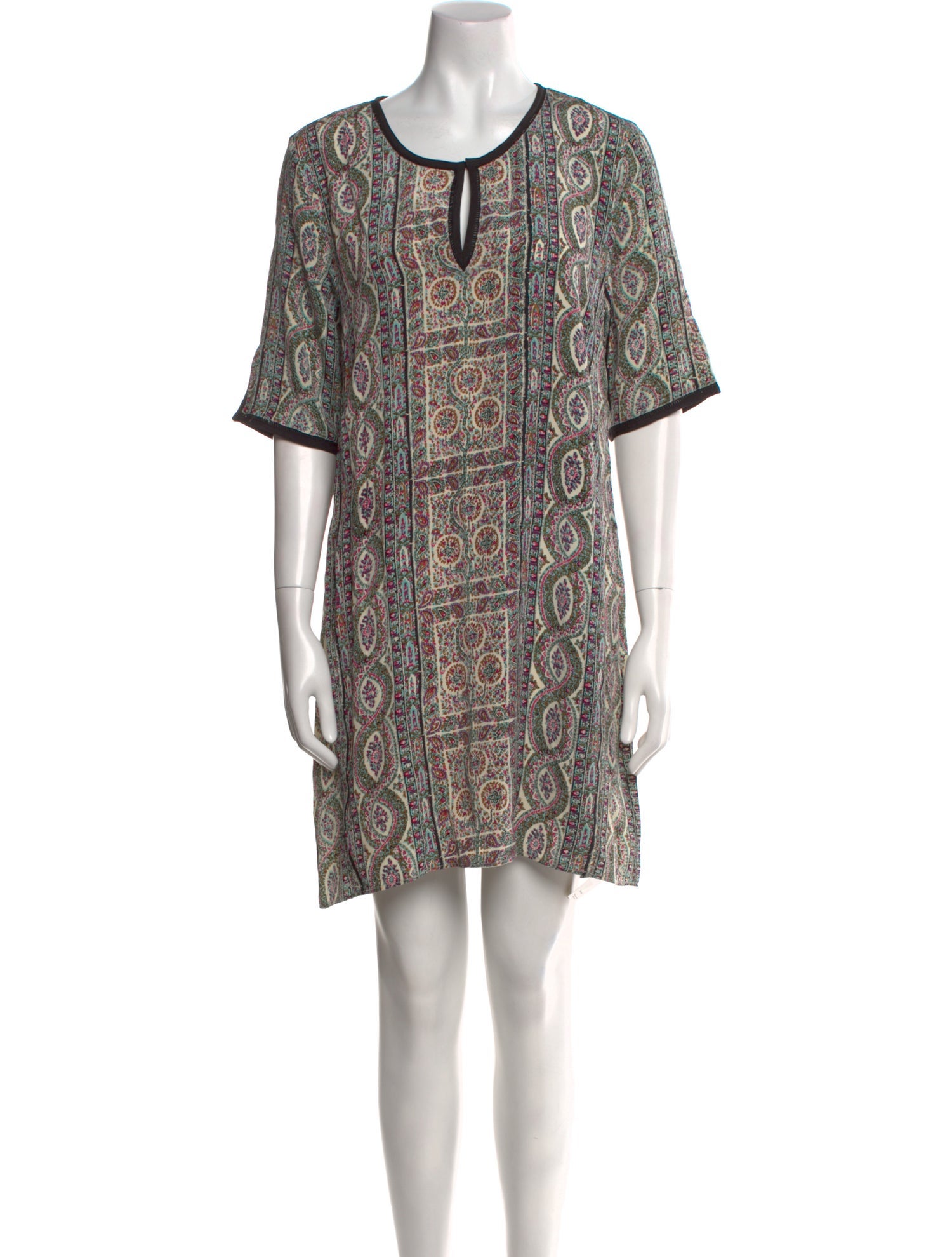 Calypso St. Barth Silk Knee-Length Dress