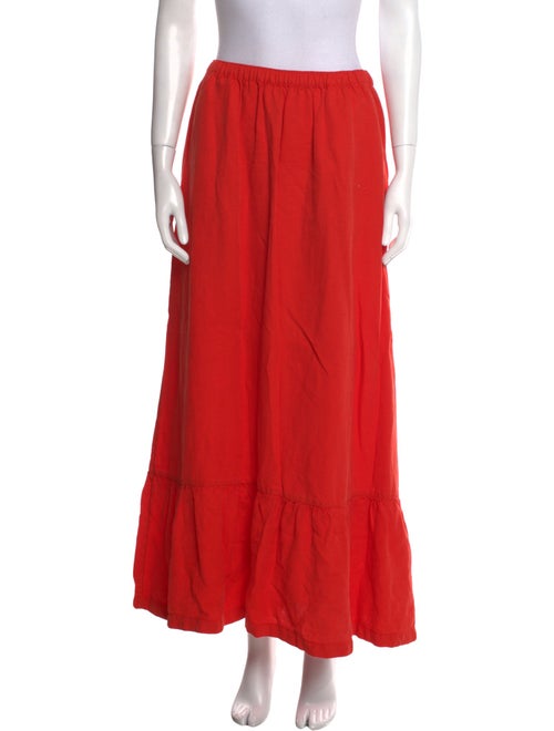 Calypso St. Barth Linen Midi Length Skirt