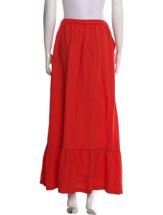 Calypso St. Barth Linen Midi Length Skirt