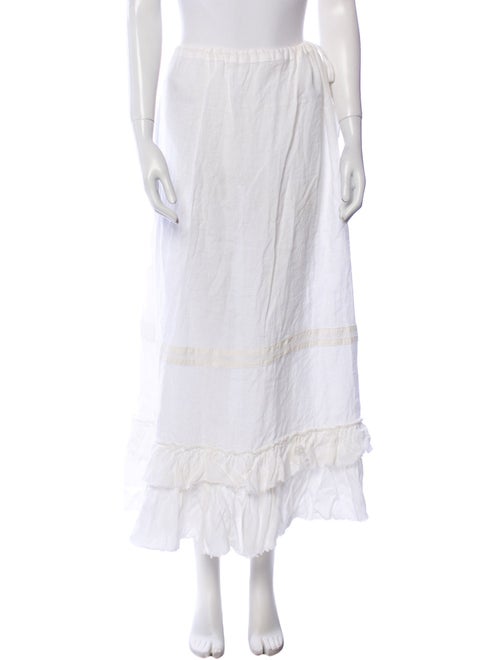 Calypso St. Barth Linen Midi Length Skirt