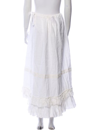 Calypso St. Barth Linen Midi Length Skirt