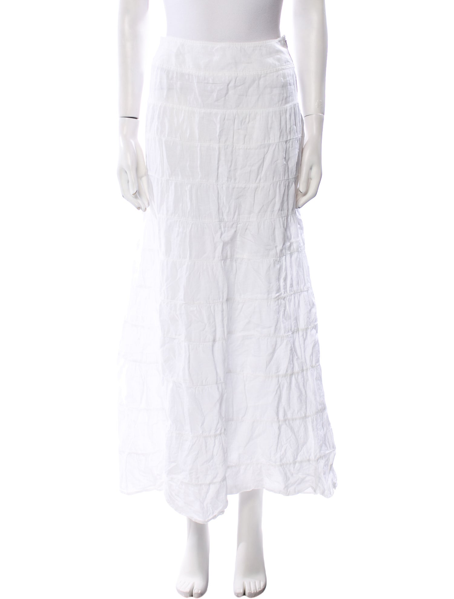 Calypso St. Barth Linen Midi Length Skirt