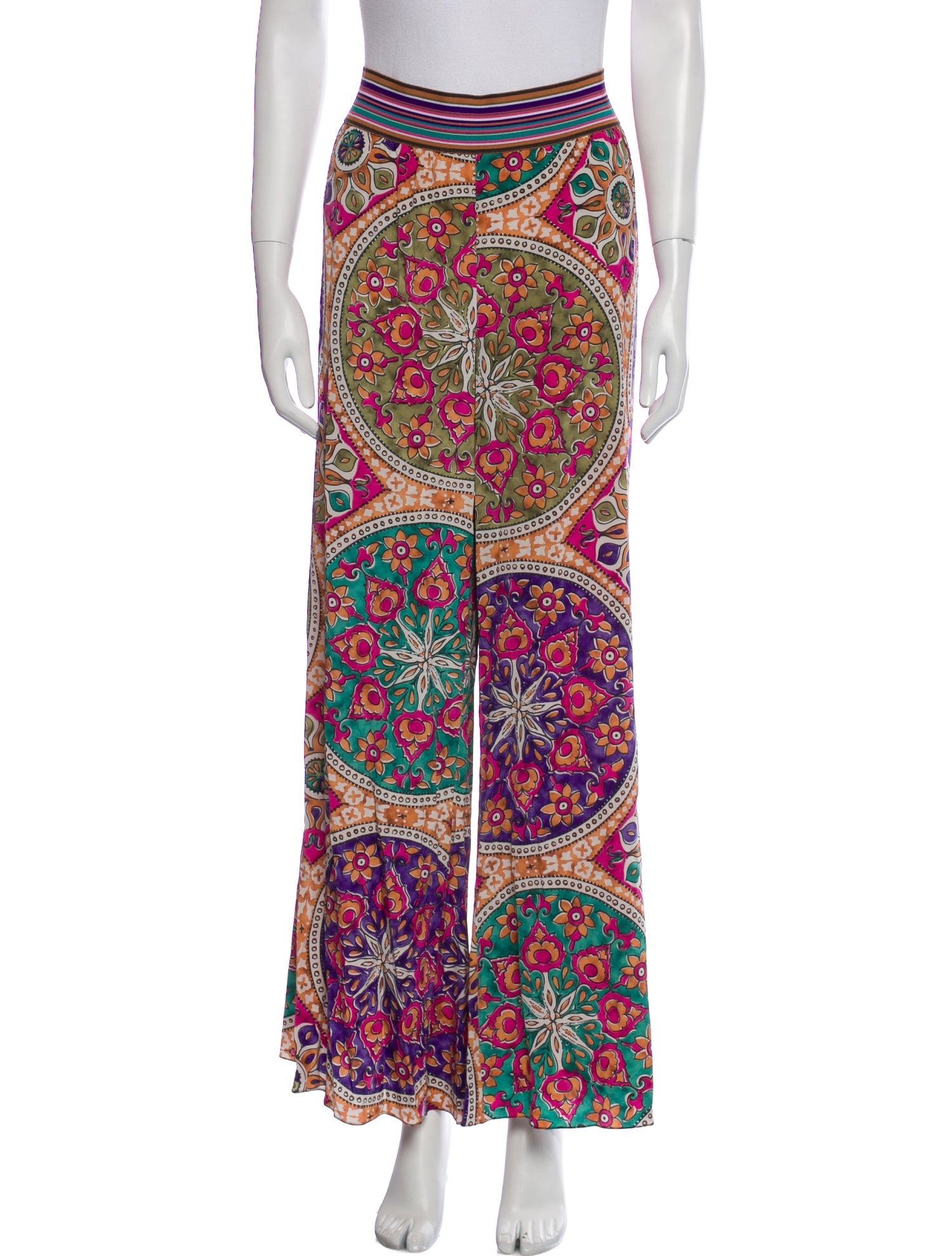 Calypso St. Barth Silk Printed Pajamas