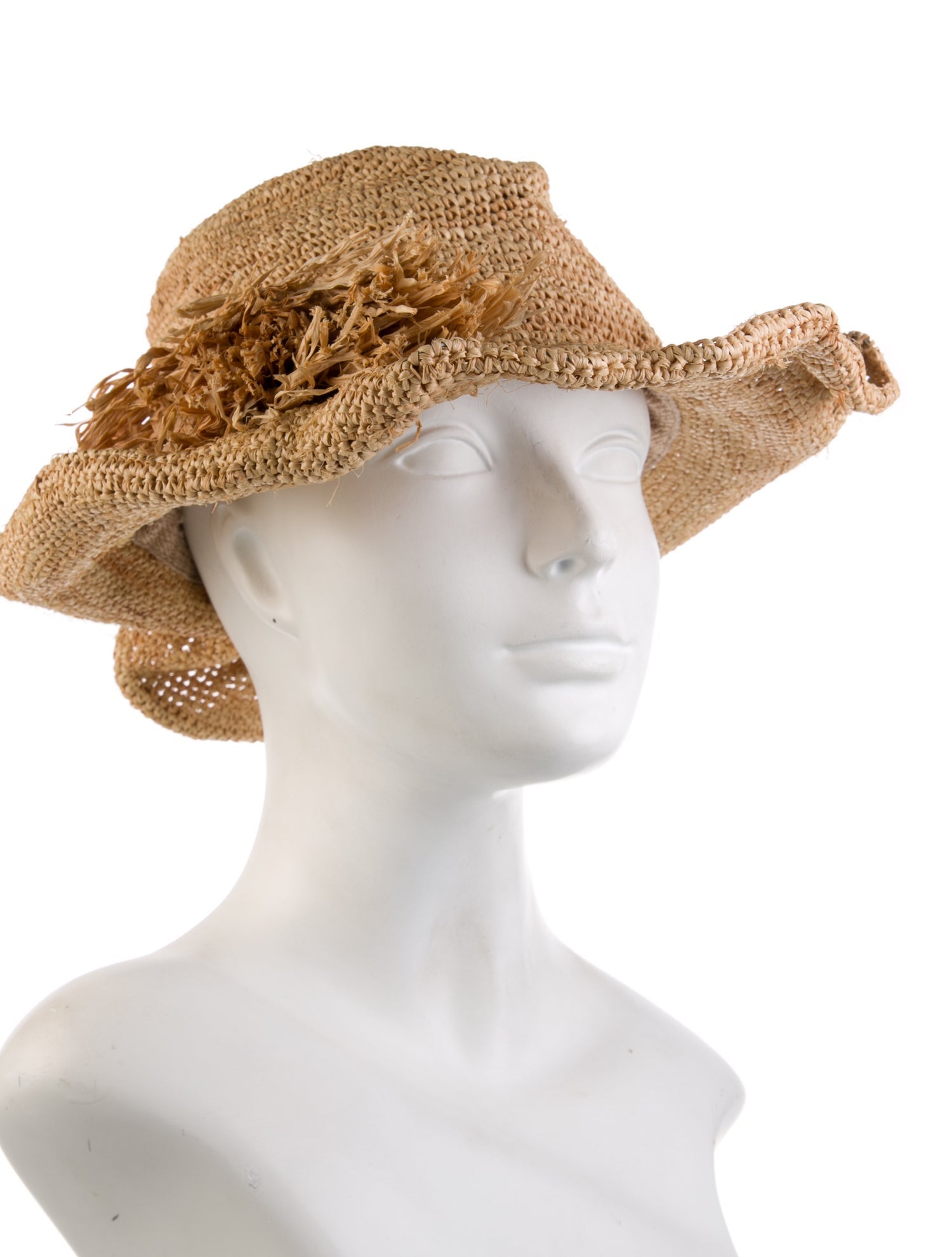 Calypso St. Barth Straw Wide Brim Sun Hat
