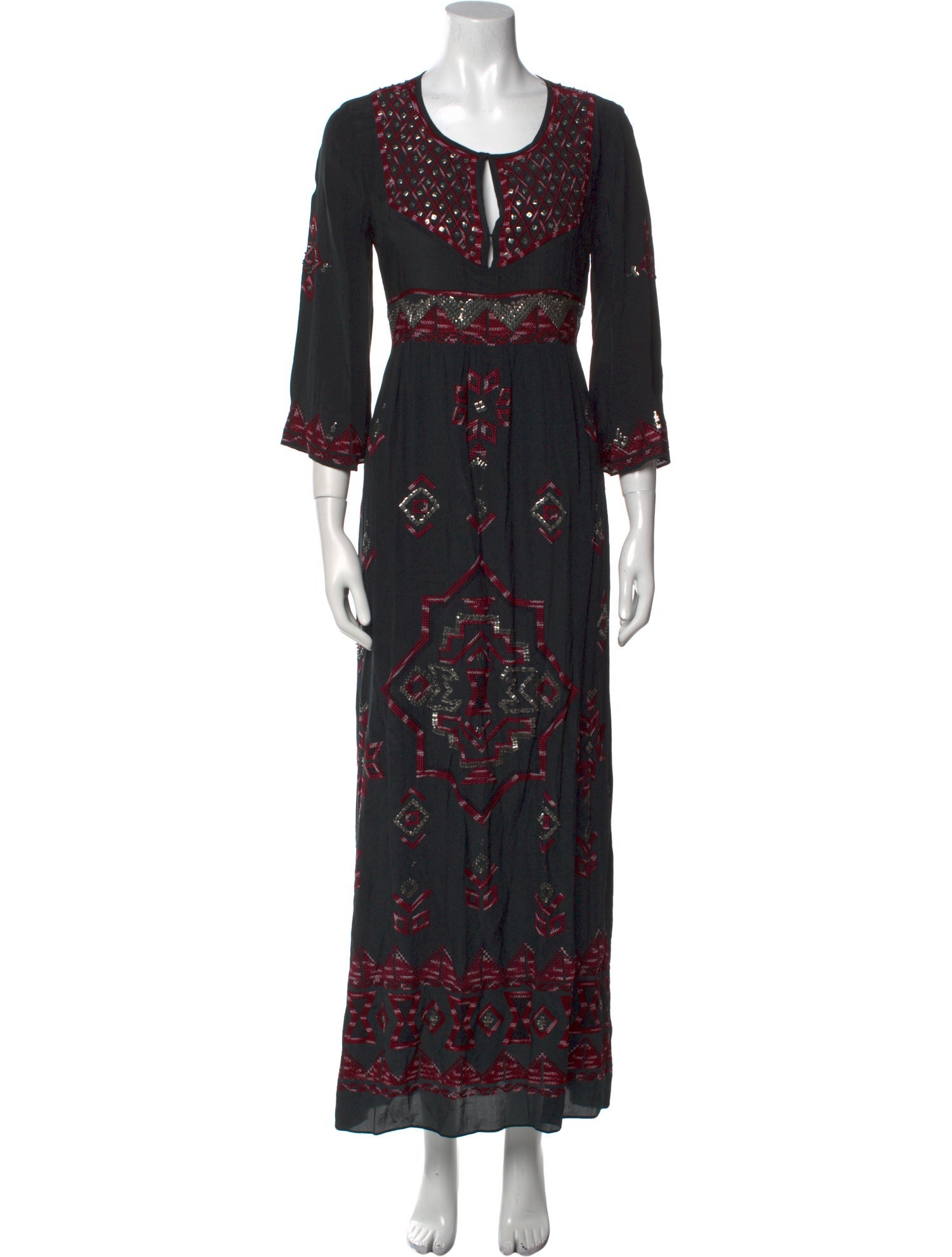 Calypso St. Barth Silk Long Dress