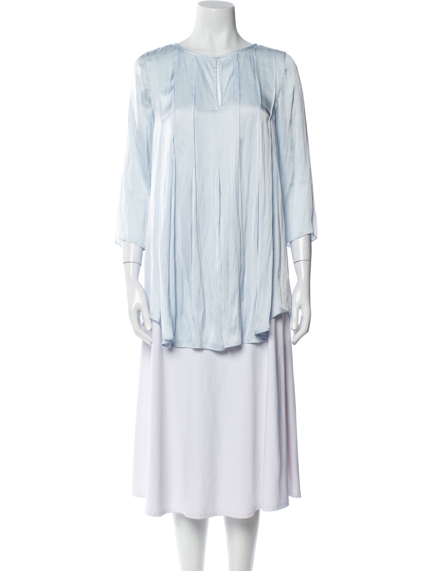 Calypso St. Barth Striped Bateau Neckline Tunic