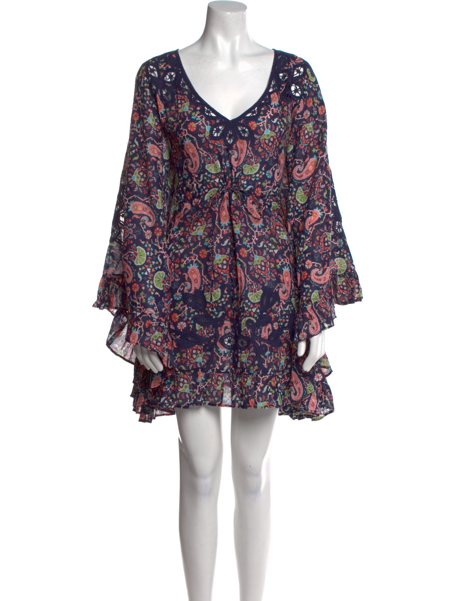 Calypso St. Barth Floral Print Mini Dress