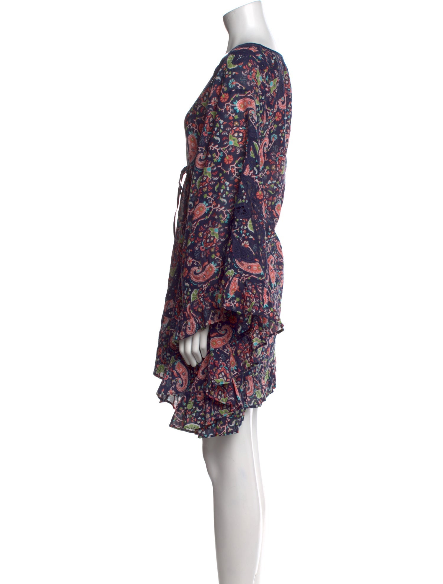 Calypso St. Barth Floral Print Mini Dress