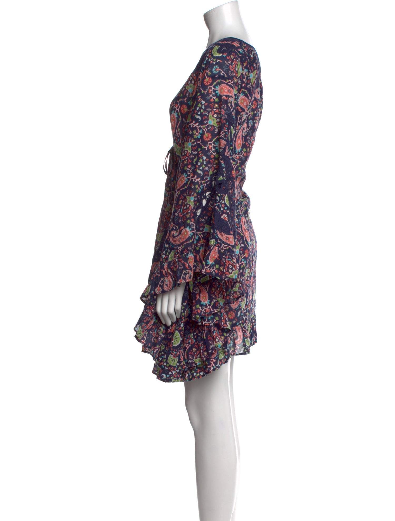 Calypso St. Barth Floral Print Mini Dress