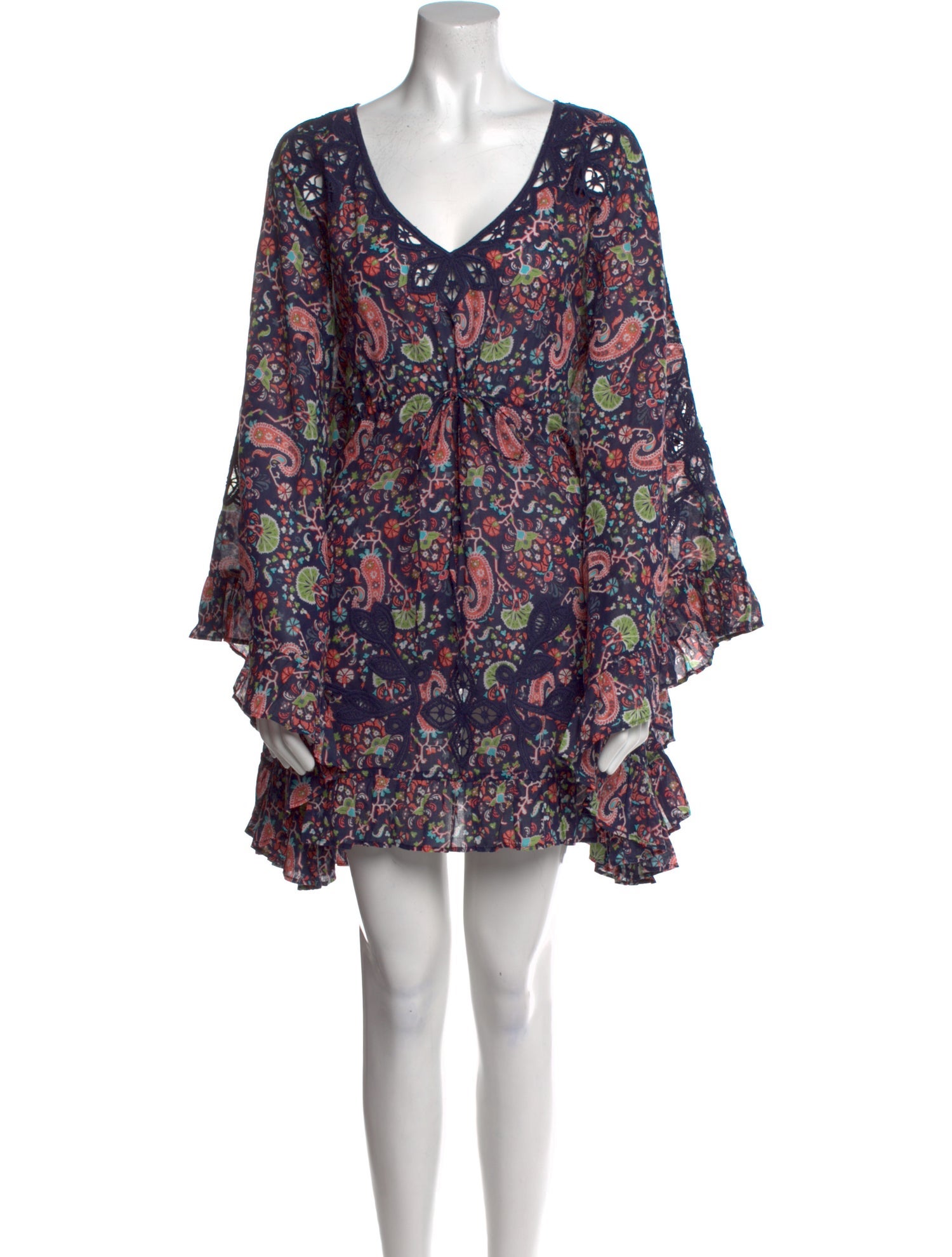 Calypso St. Barth Floral Print Mini Dress