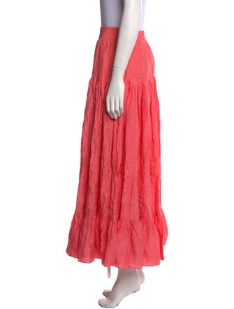Calypso St. Barth Silk Midi Length Skirt