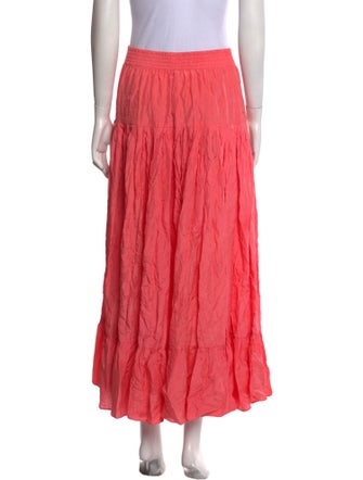 Calypso St. Barth Silk Midi Length Skirt