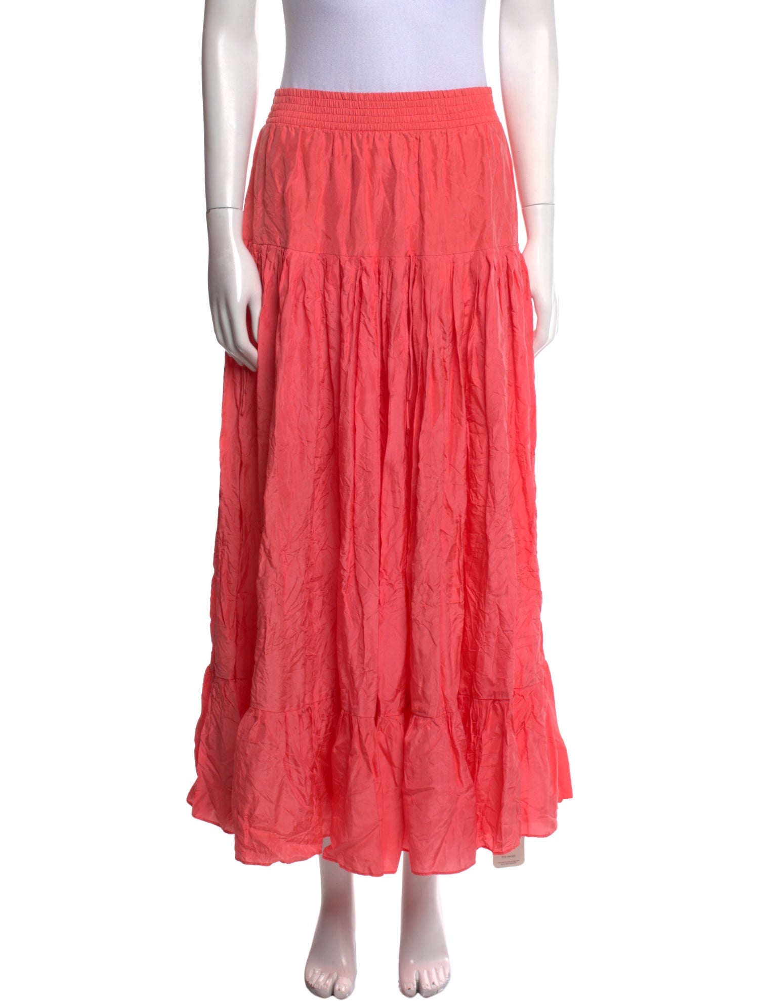 Calypso St. Barth Silk Midi Length Skirt