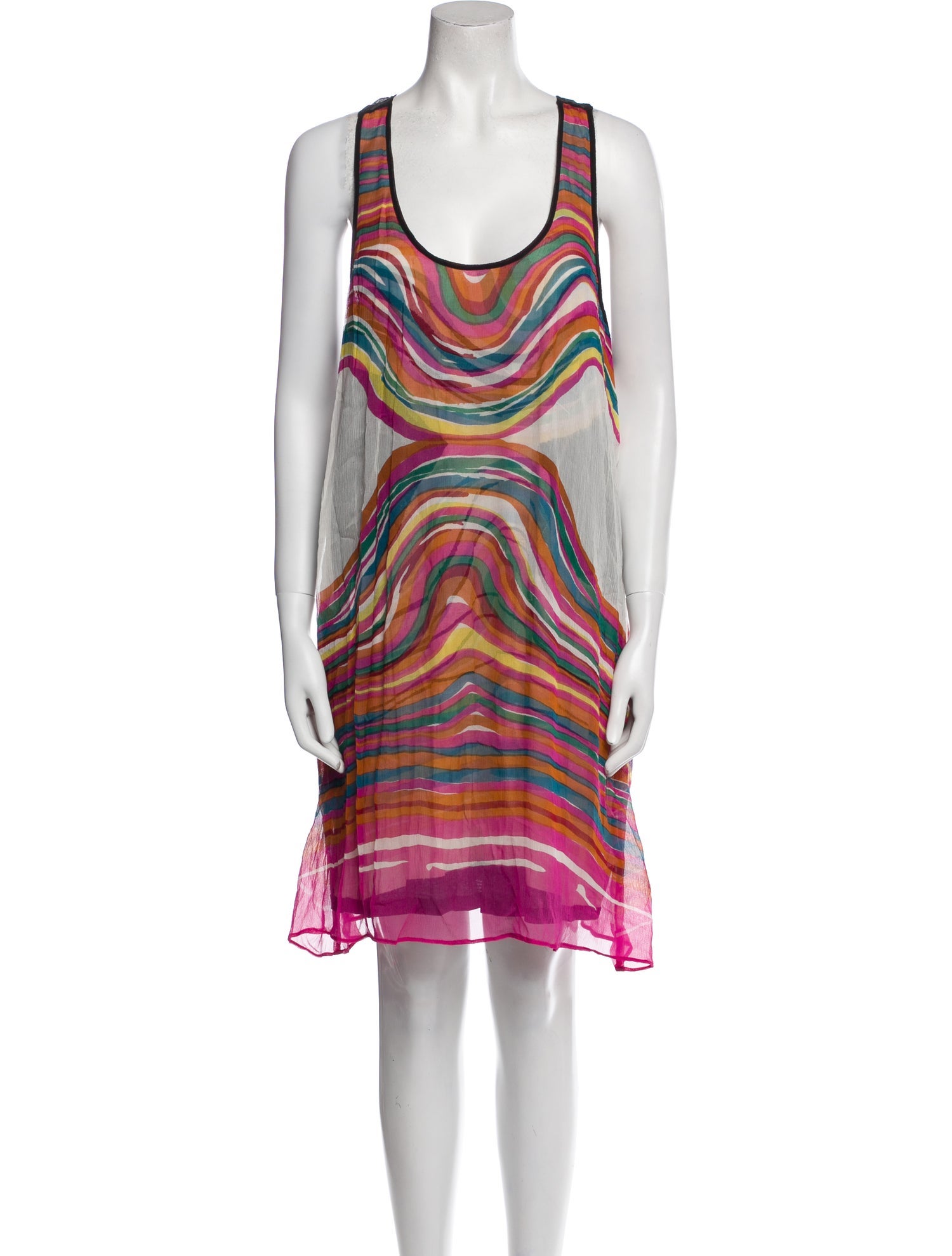 Calypso St. Barth Silk Knee-Length Dress