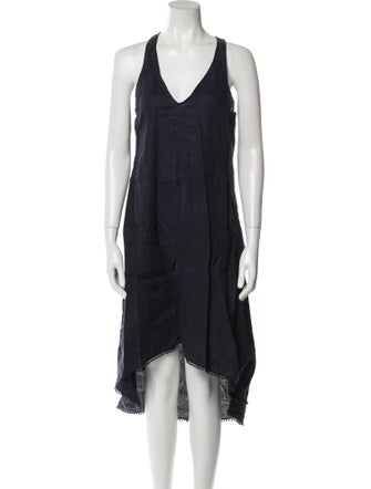 Calypso St. Barth Linen Midi Length Dress