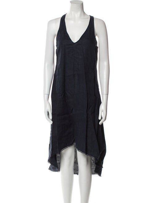 Calypso St. Barth Linen Midi Length Dress