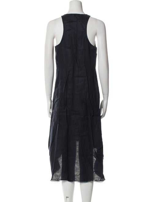 Calypso St. Barth Linen Midi Length Dress