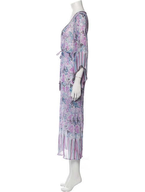 Calypso St. Barth Silk Long Dress