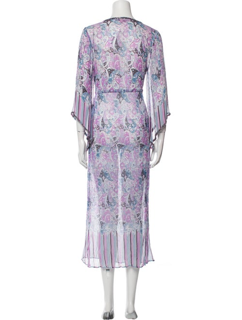 Calypso St. Barth Silk Long Dress