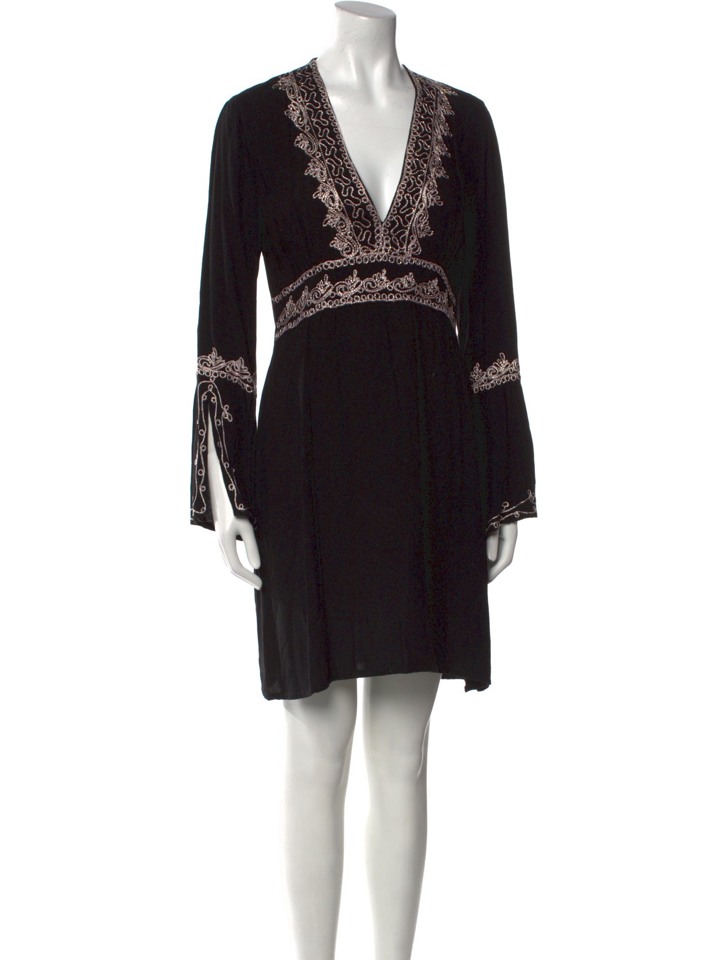 Calypso St. Barth V-Neck Mini Dress