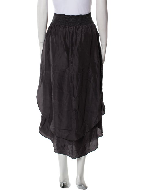 Calypso St. Barth Silk Midi Length Skirt