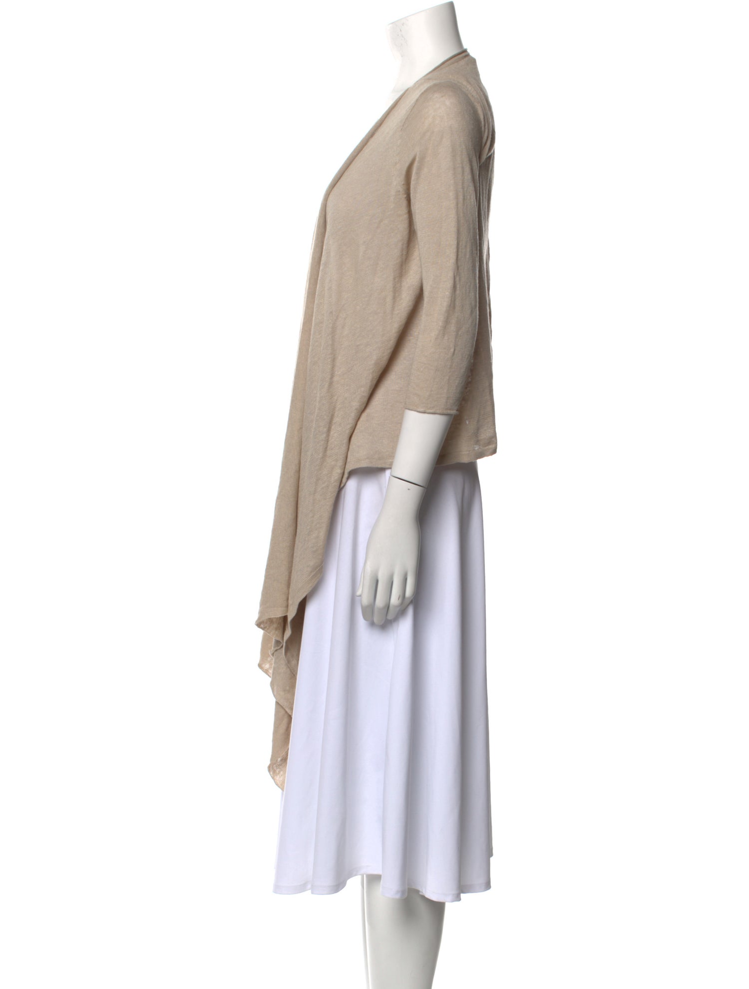 Calypso St. Barth Linen Open Front Sweater