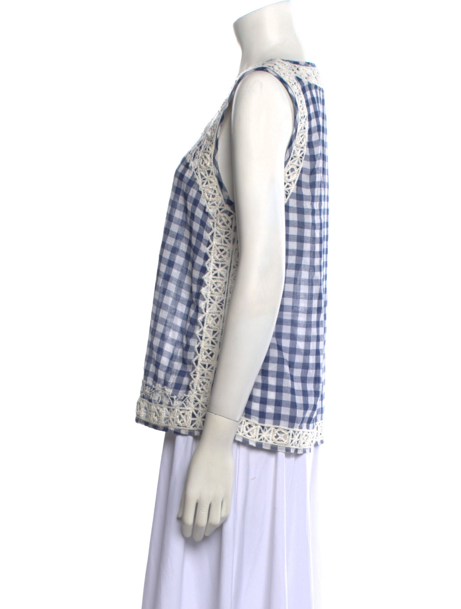 Calypso St. Barth Printed Scoop Neck Top