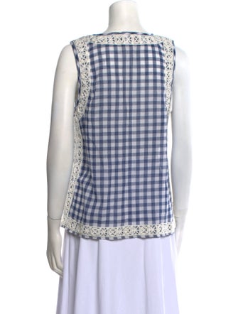 Calypso St. Barth Printed Scoop Neck Top