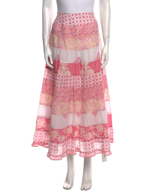 Calypso St. Barth Printed Midi Length Skirt