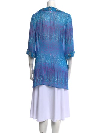 Calypso St. Barth Silk Printed Tunic