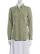 Calypso St. Barth Linen Long Sleeve Button-Up Top