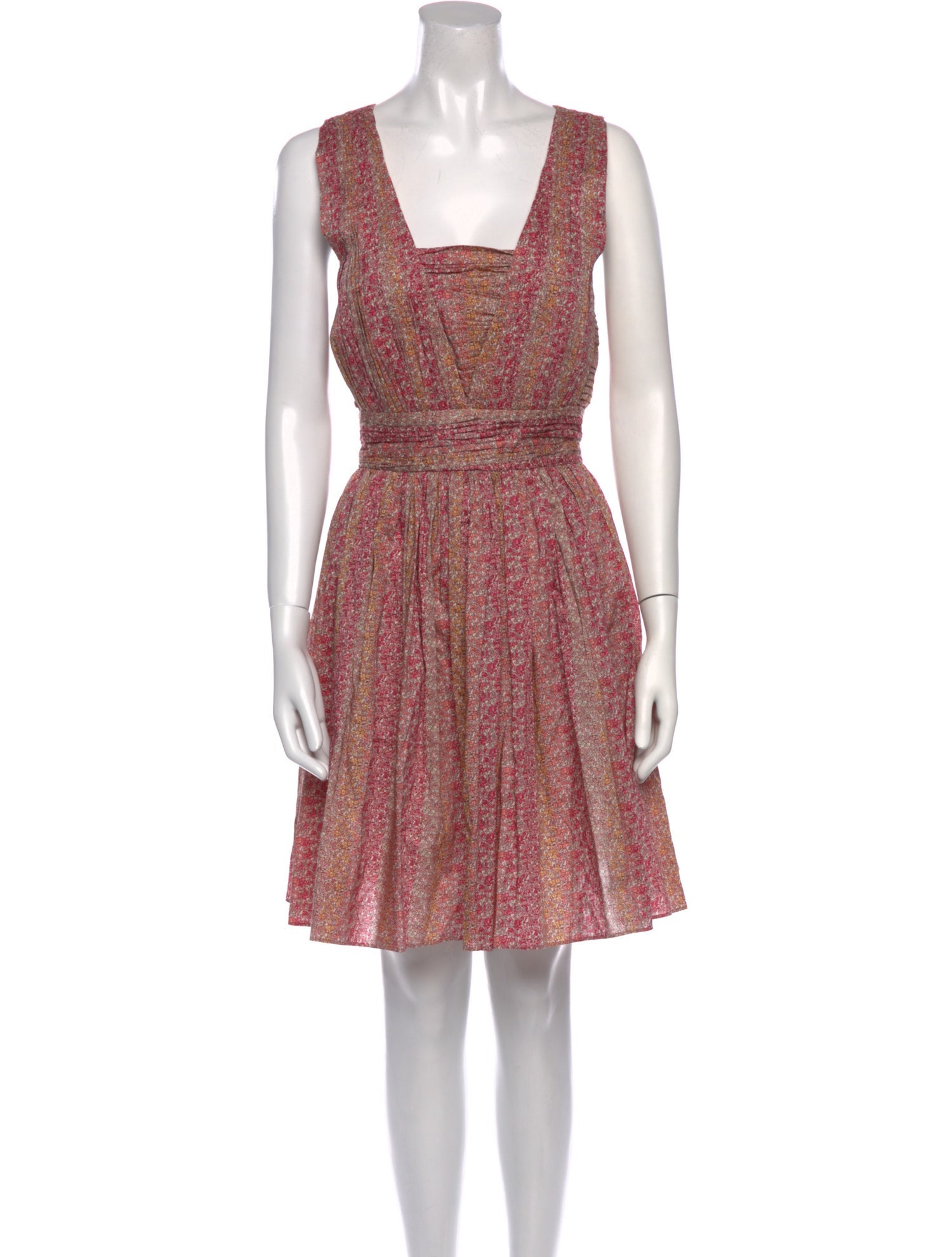 Calypso St. Barth Floral Print Knee-Length Dress