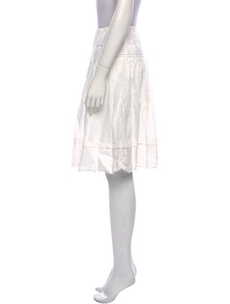 Calypso St. Barth Linen Knee-Length Skirt