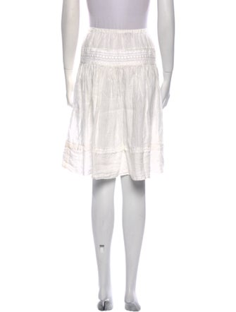 Calypso St. Barth Linen Knee-Length Skirt