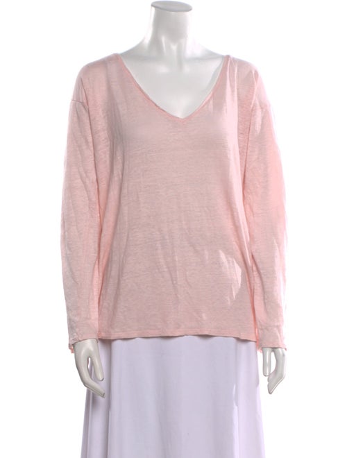 Calypso St. Barth Linen V-Neck Sweatshirt