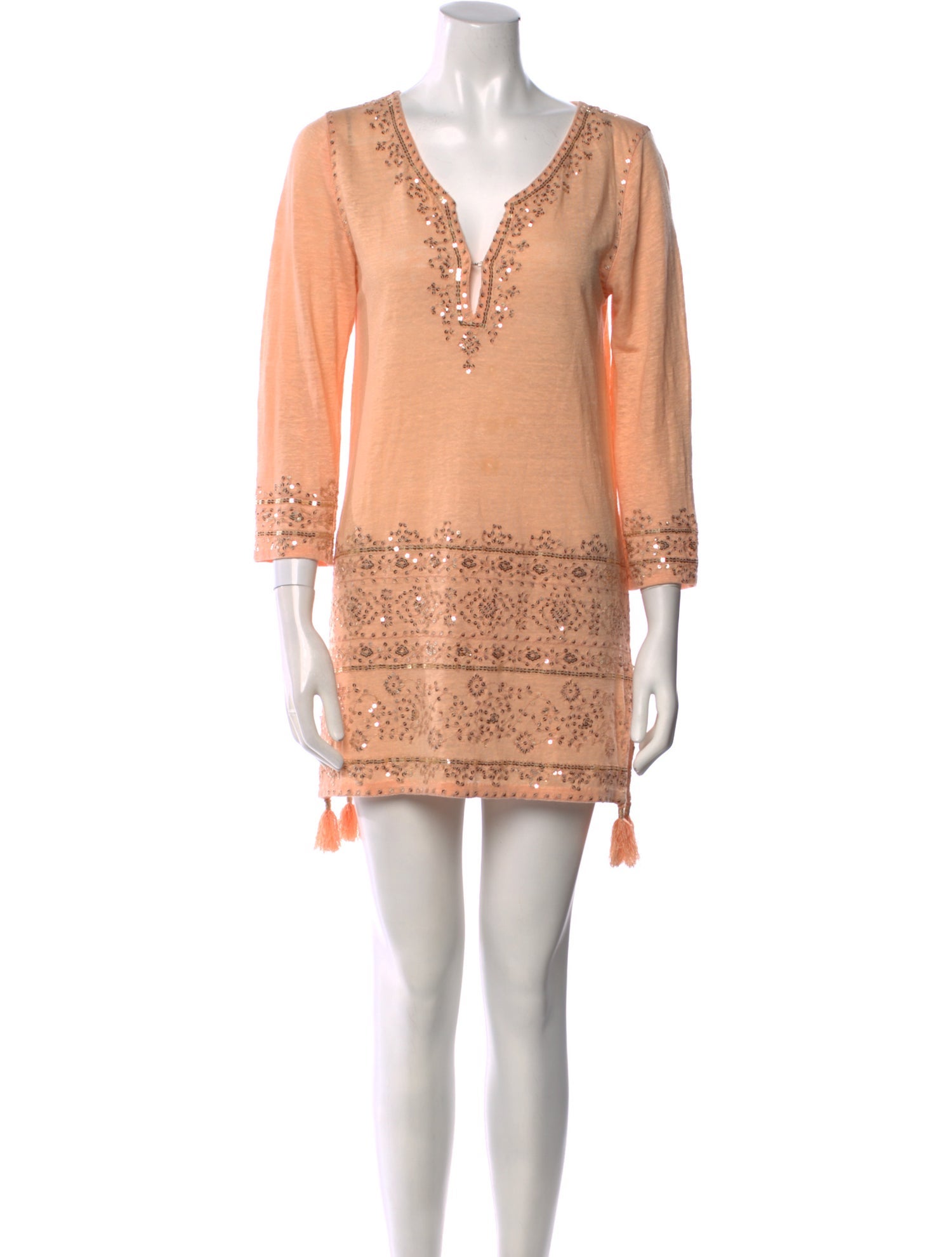 Calypso St. Barth Linen Mini Dress