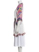 Calypso St. Barth Printed Crystal Embellishments Robe