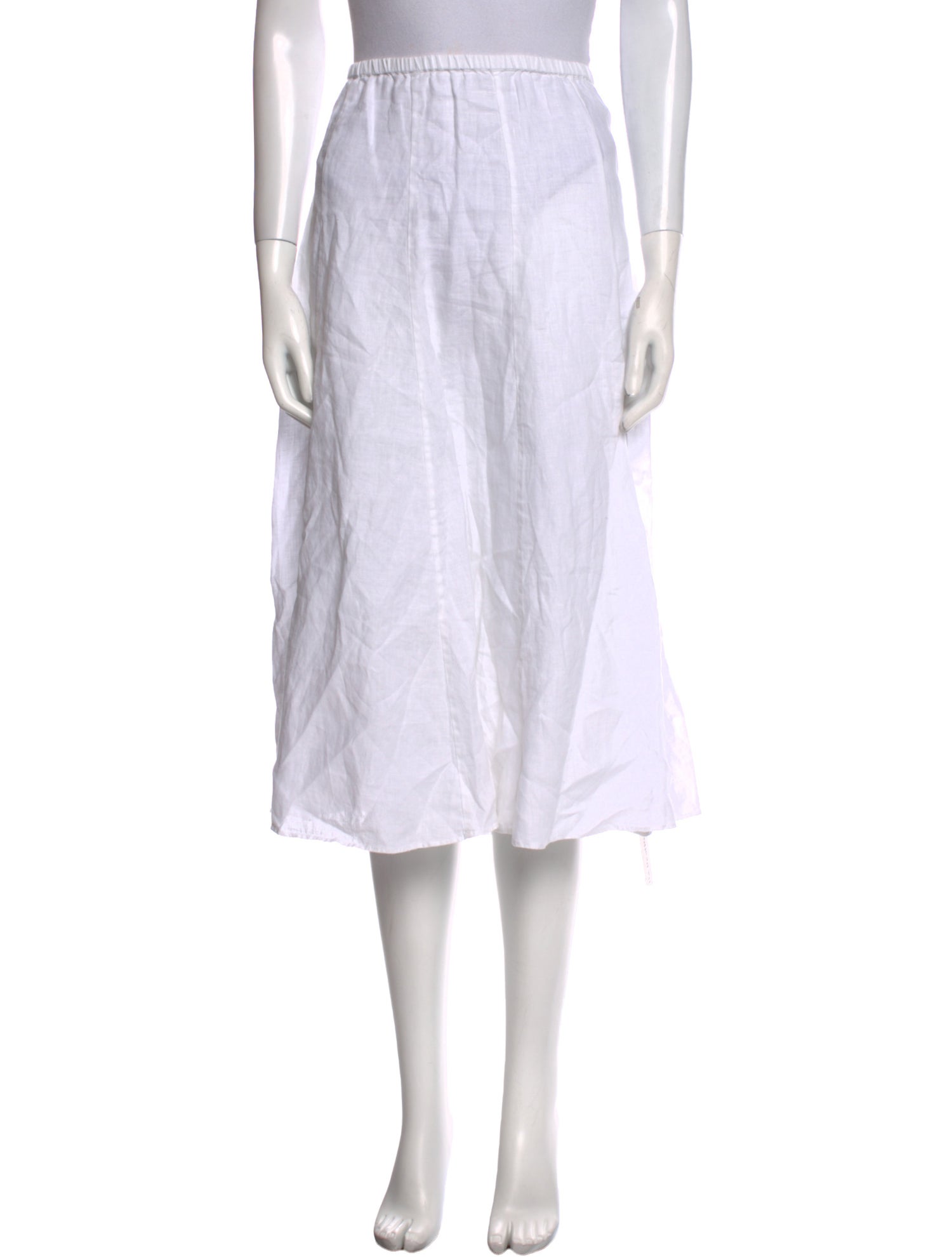 Calypso St. Barth Linen Midi Length Skirt