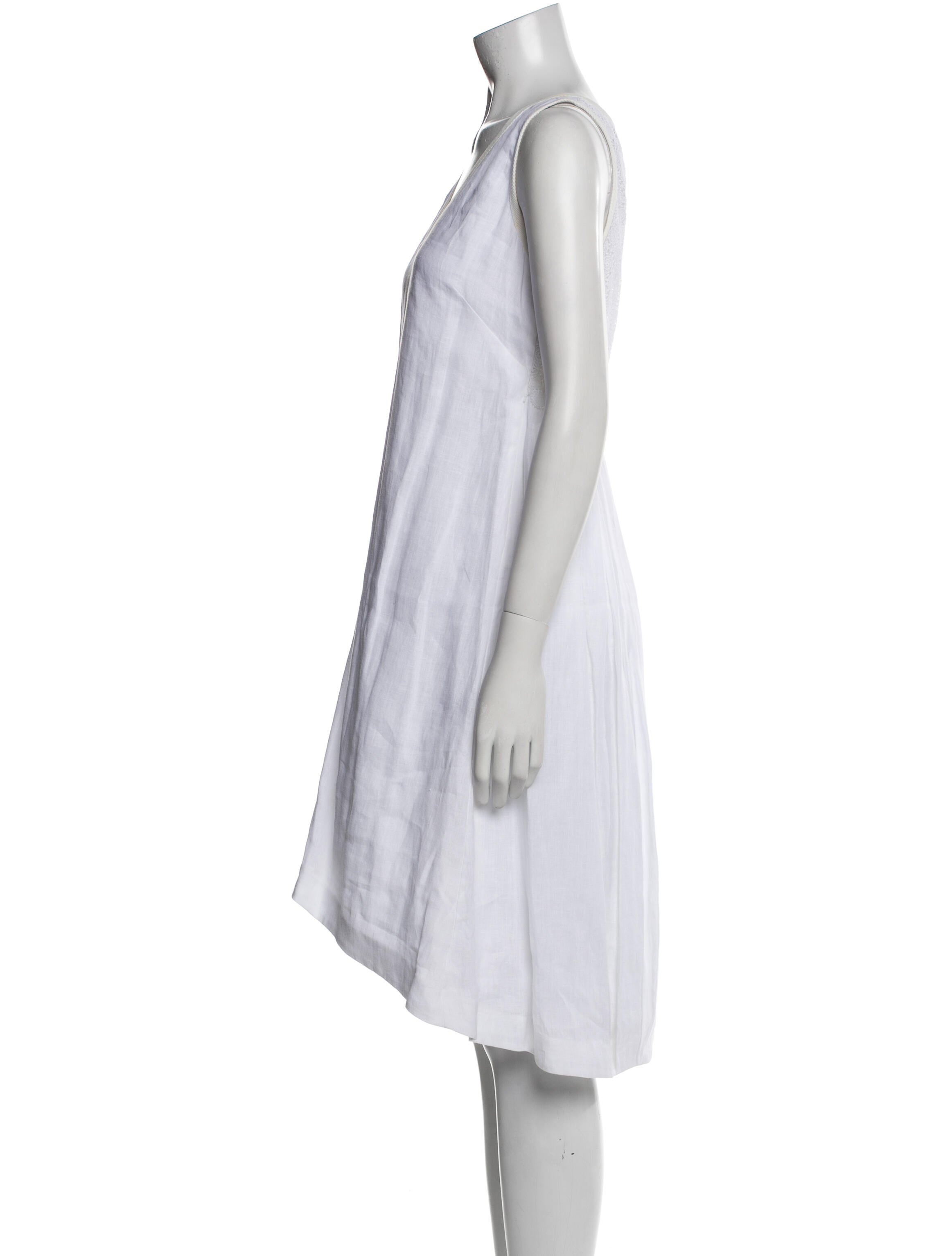 Calypso St. Barth V-Neck Knee-Length Dress