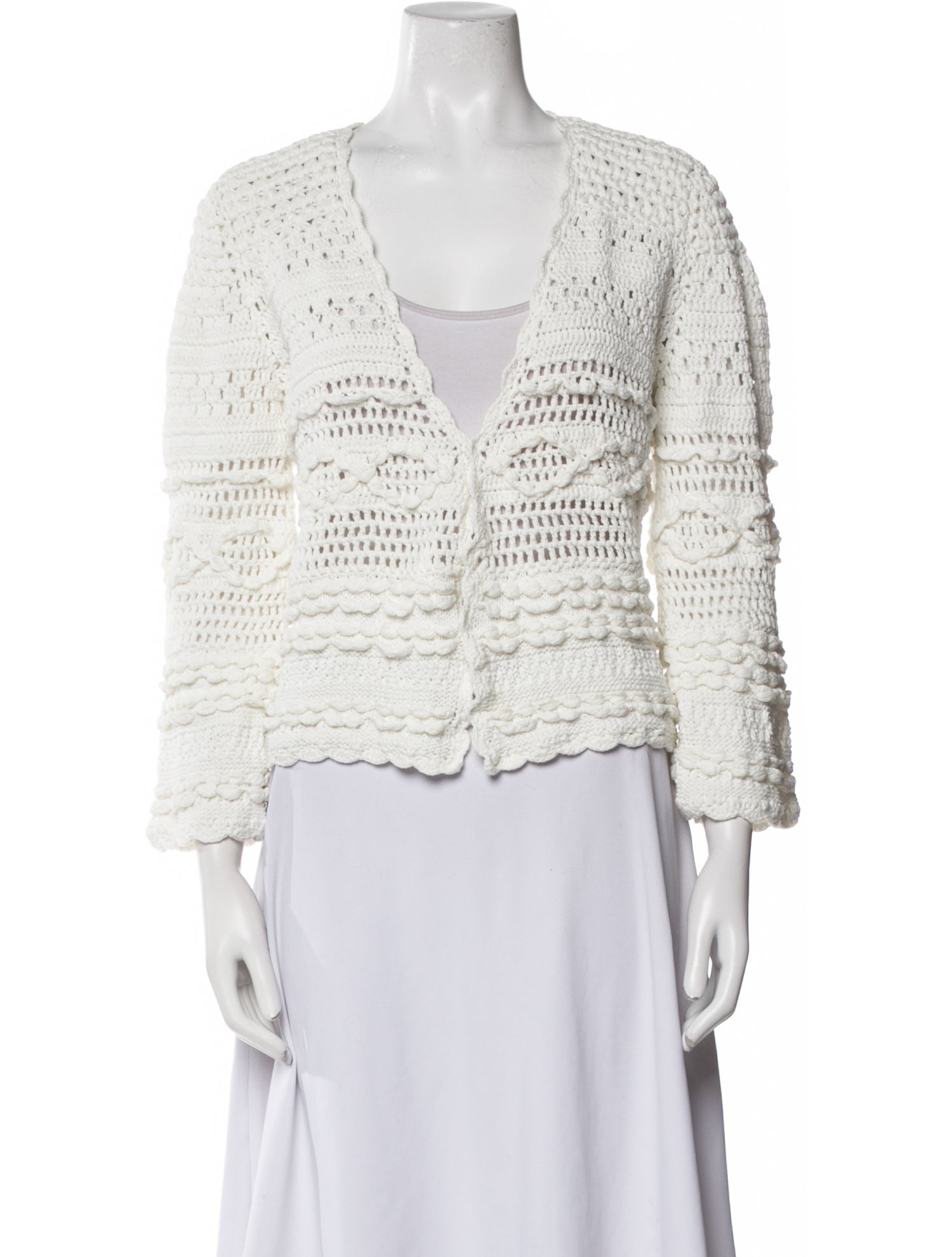 Calypso St. Barth Striped V-Neck Sweater