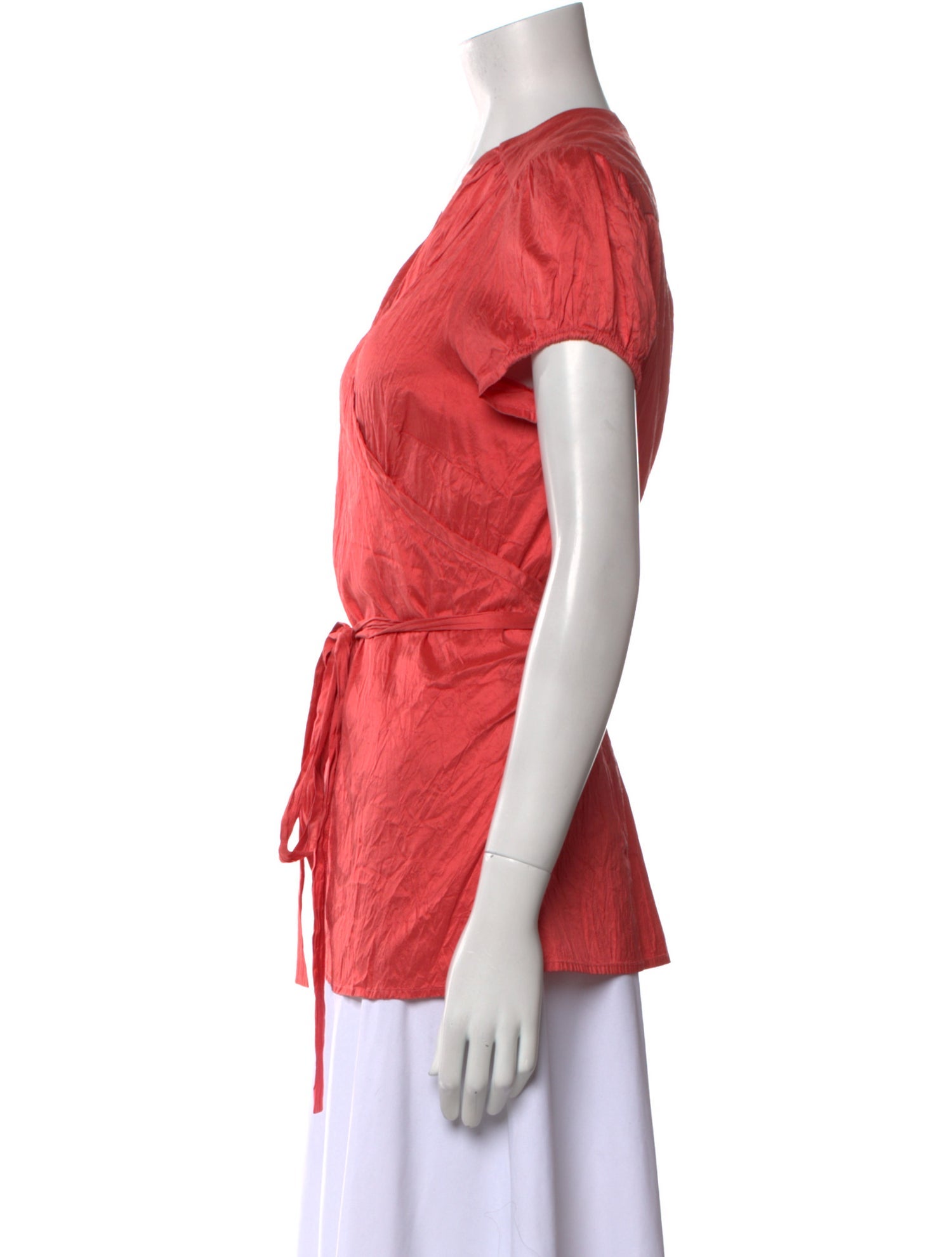 Calypso St. Barth Silk V-Neck Top