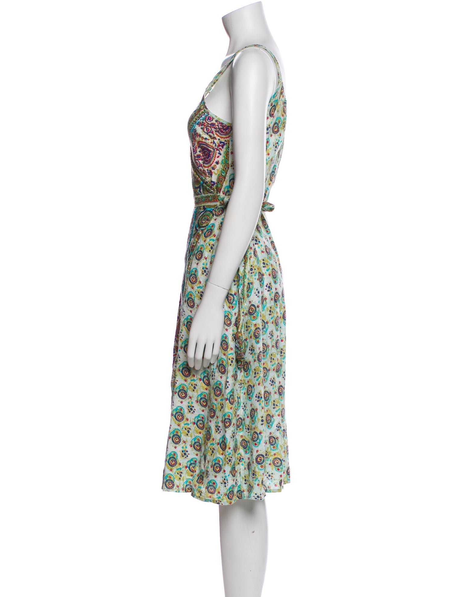 Calypso St. Barth Linen Knee-Length Dress