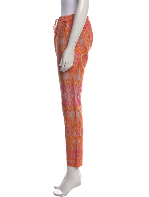 Calypso St. Barth Silk Skinny Leg Pants