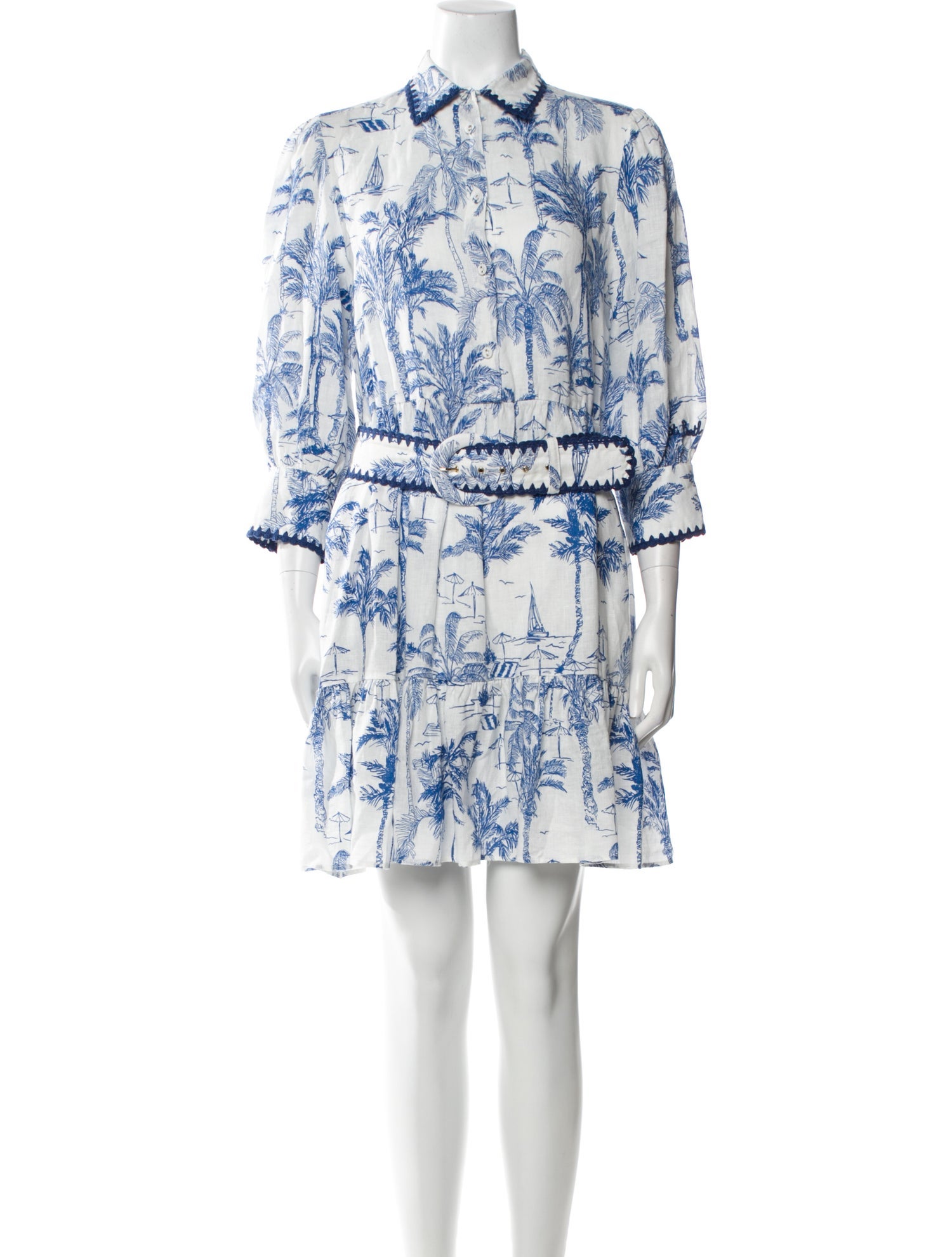 Calypso St. Barth Linen Mini Dress